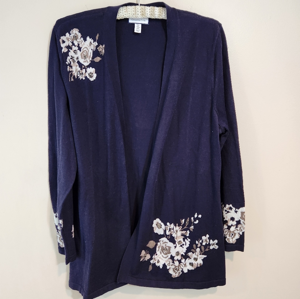 ➕️Charter Club Blingy Cardigan